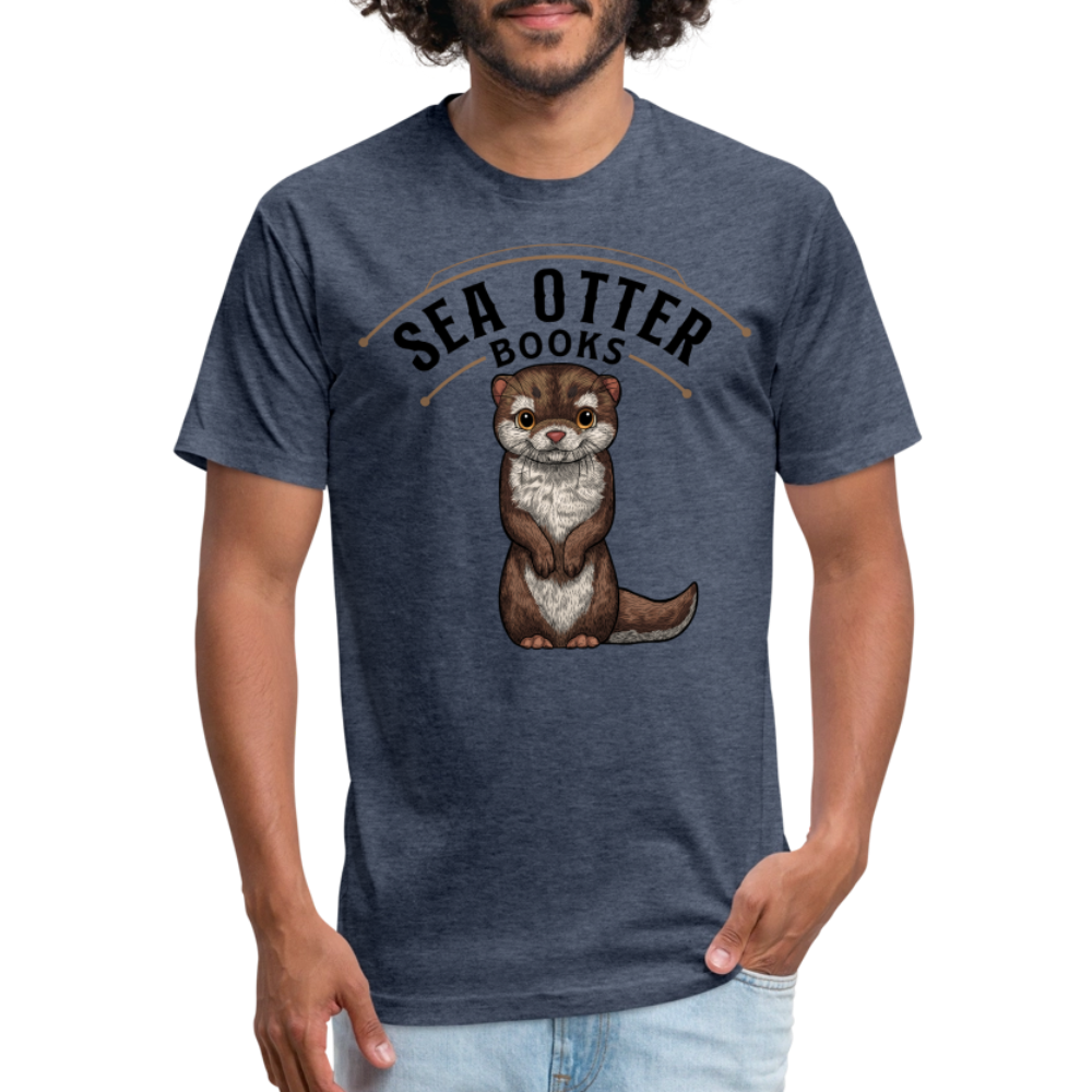 Sea Otter Books T-Shirt - heather navy