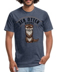 Sea Otter Books T-Shirt - heather navy