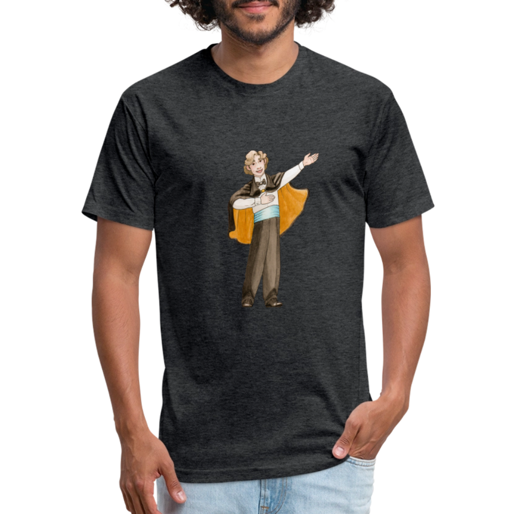 Opera Andy Fitted Cotton/Poly T-Shirt - heather black