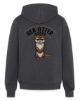 Sea Otter Books Hoodie - charcoal grey