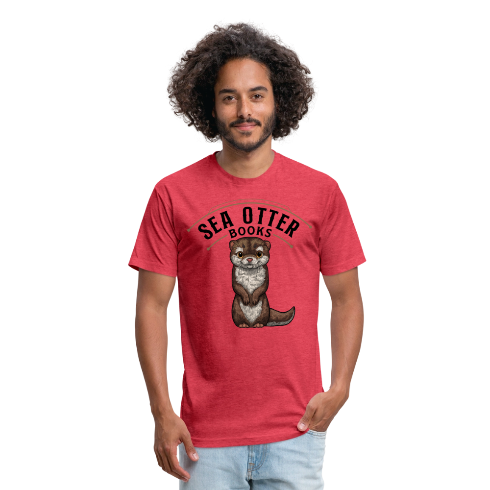 Sea Otter Books T-Shirt - heather red