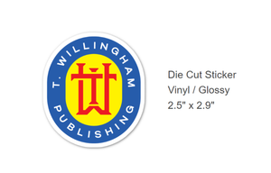 T. Willingham Publishing Alt Logo Sticker