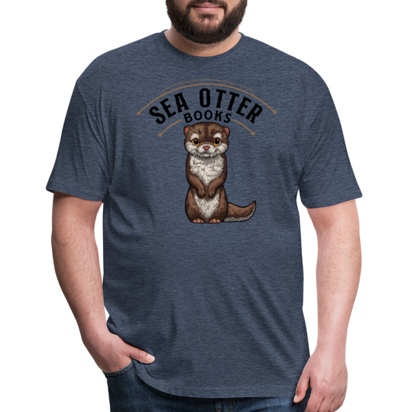 Sea Otter Books T-Shirt - heather navy