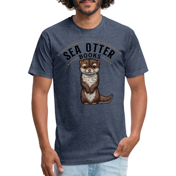 Sea Otter Books T-Shirt - heather navy