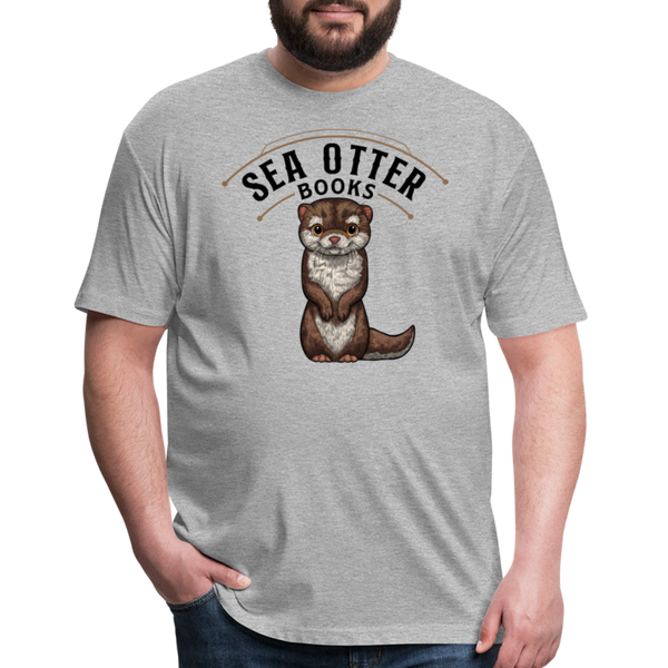 Sea Otter Books T-Shirt - heather gray