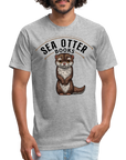 Sea Otter Books T-Shirt - heather gray