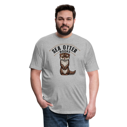 Sea Otter Books T-Shirt - heather gray
