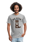 Sea Otter Books T-Shirt - heather gray
