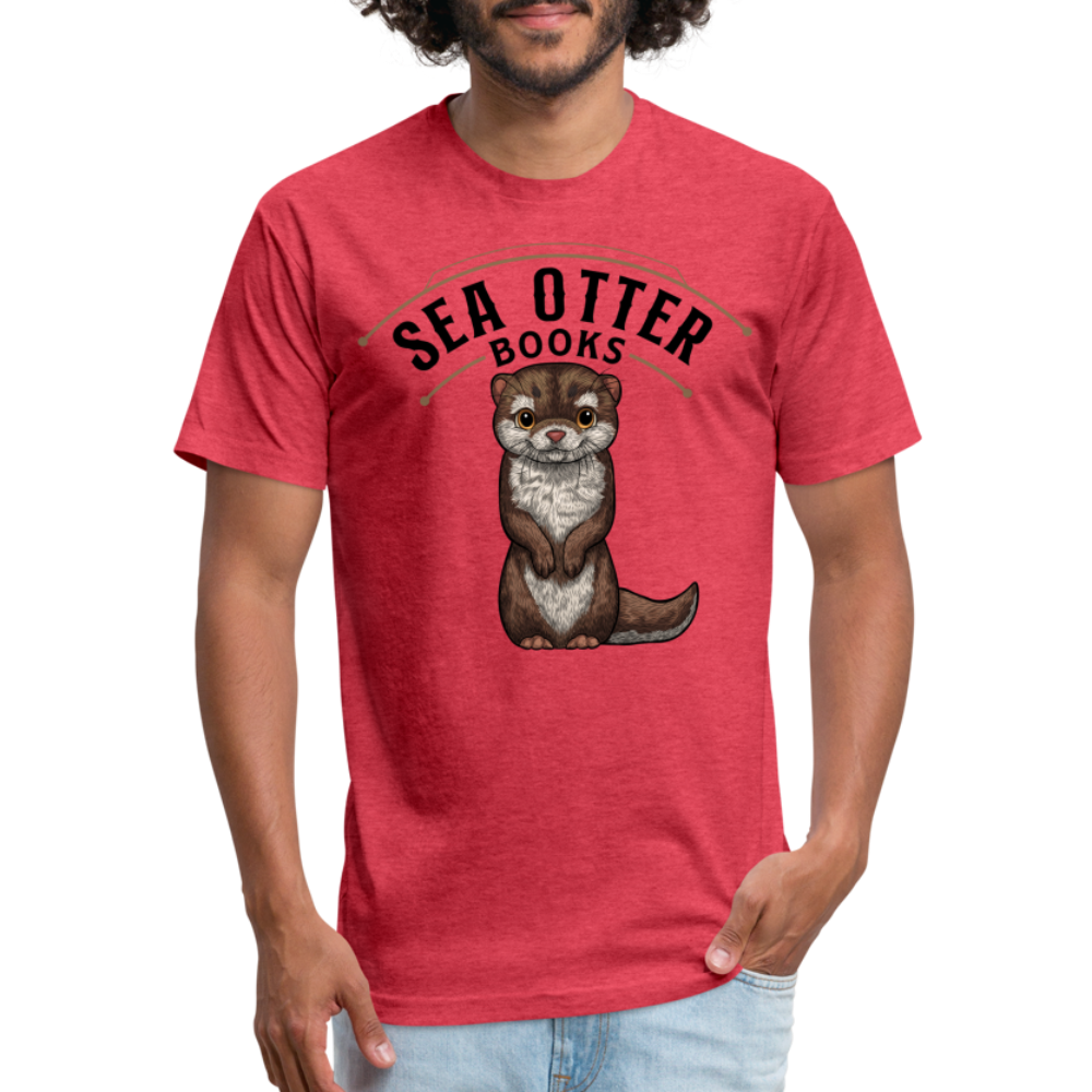 Sea Otter Books T-Shirt - heather red