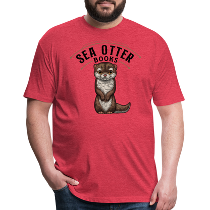 Sea Otter Books T-Shirt - heather red