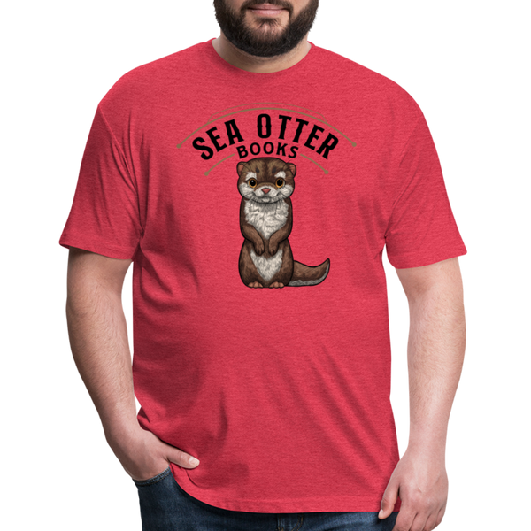 Sea Otter Books T-Shirt - heather red