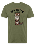 Sea Otter Books T-Shirt - heather military green