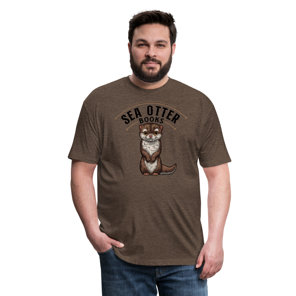 Sea Otter Books T-Shirt - heather espresso