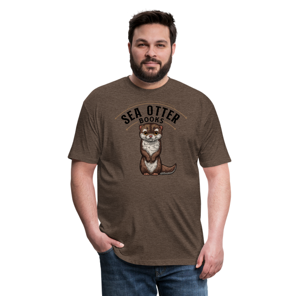 Sea Otter Books T-Shirt - heather espresso