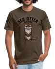 Sea Otter Books T-Shirt - heather espresso