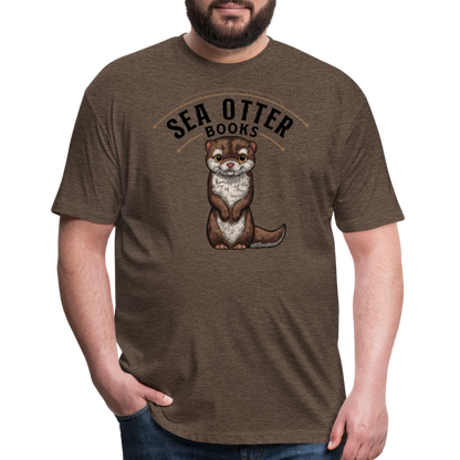 Sea Otter Books T-Shirt - heather espresso