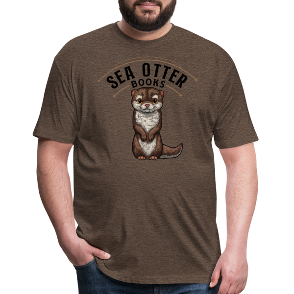 Sea Otter Books T-Shirt - heather espresso