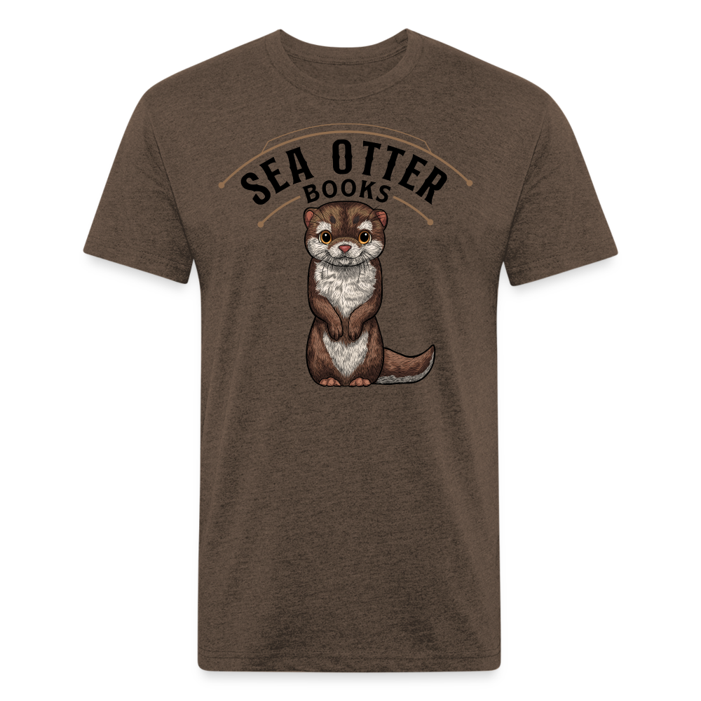 Sea Otter Books T-Shirt - heather espresso