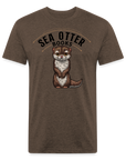 Sea Otter Books T-Shirt - heather espresso