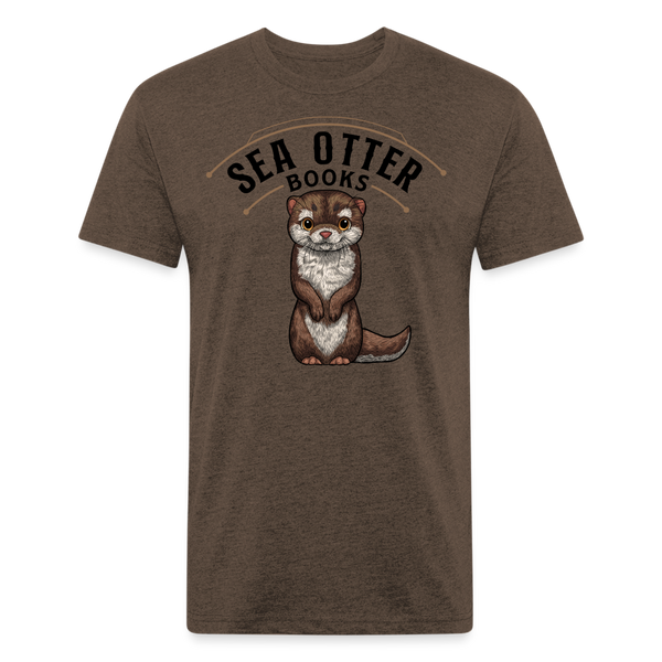 Sea Otter Books T-Shirt - heather espresso