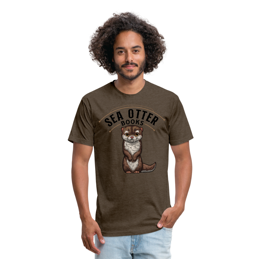Sea Otter Books T-Shirt - heather espresso