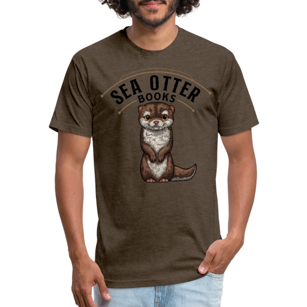 Sea Otter Books T-Shirt - heather espresso