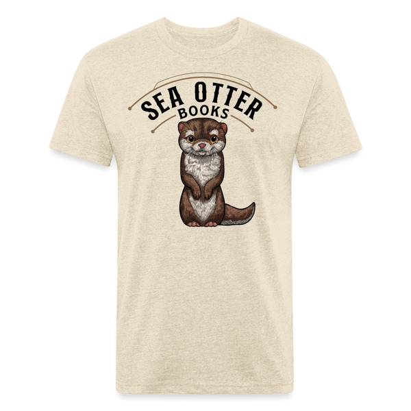 Sea Otter Books T-Shirt - heather cream