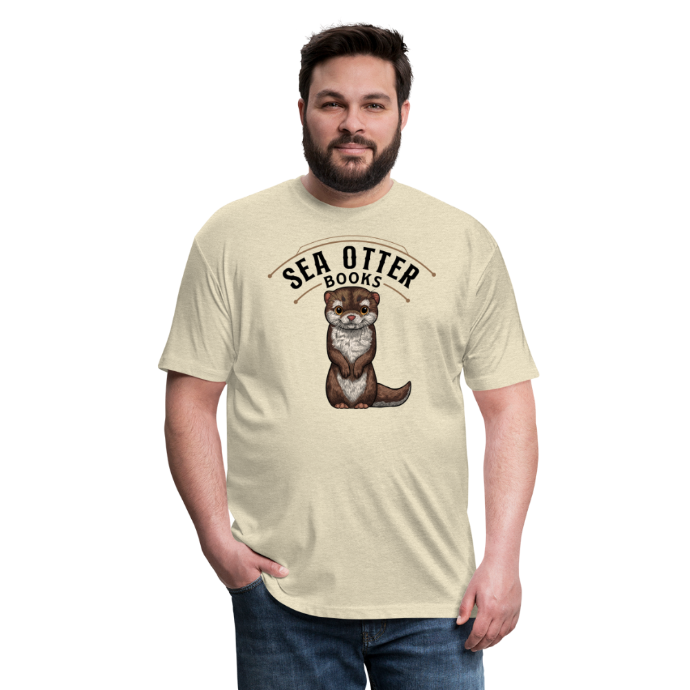 Sea Otter Books T-Shirt - heather cream