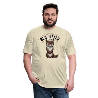 Sea Otter Books T-Shirt - heather cream