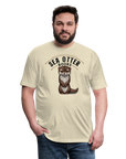 Sea Otter Books T-Shirt - heather cream