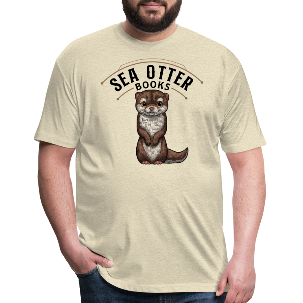 Sea Otter Books T-Shirt - heather cream