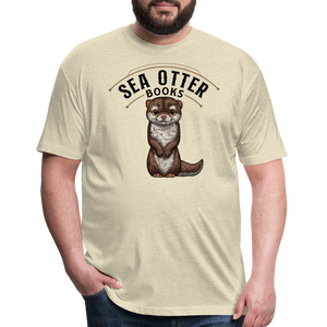 Sea Otter Books T-Shirt - heather cream