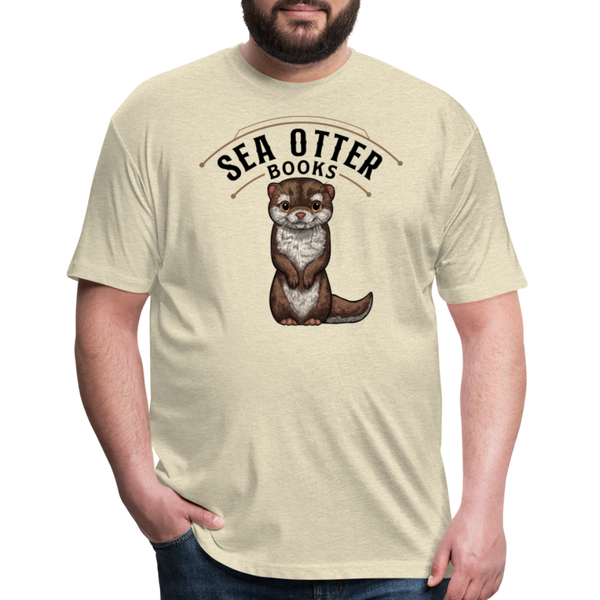 Sea Otter Books T-Shirt - heather cream