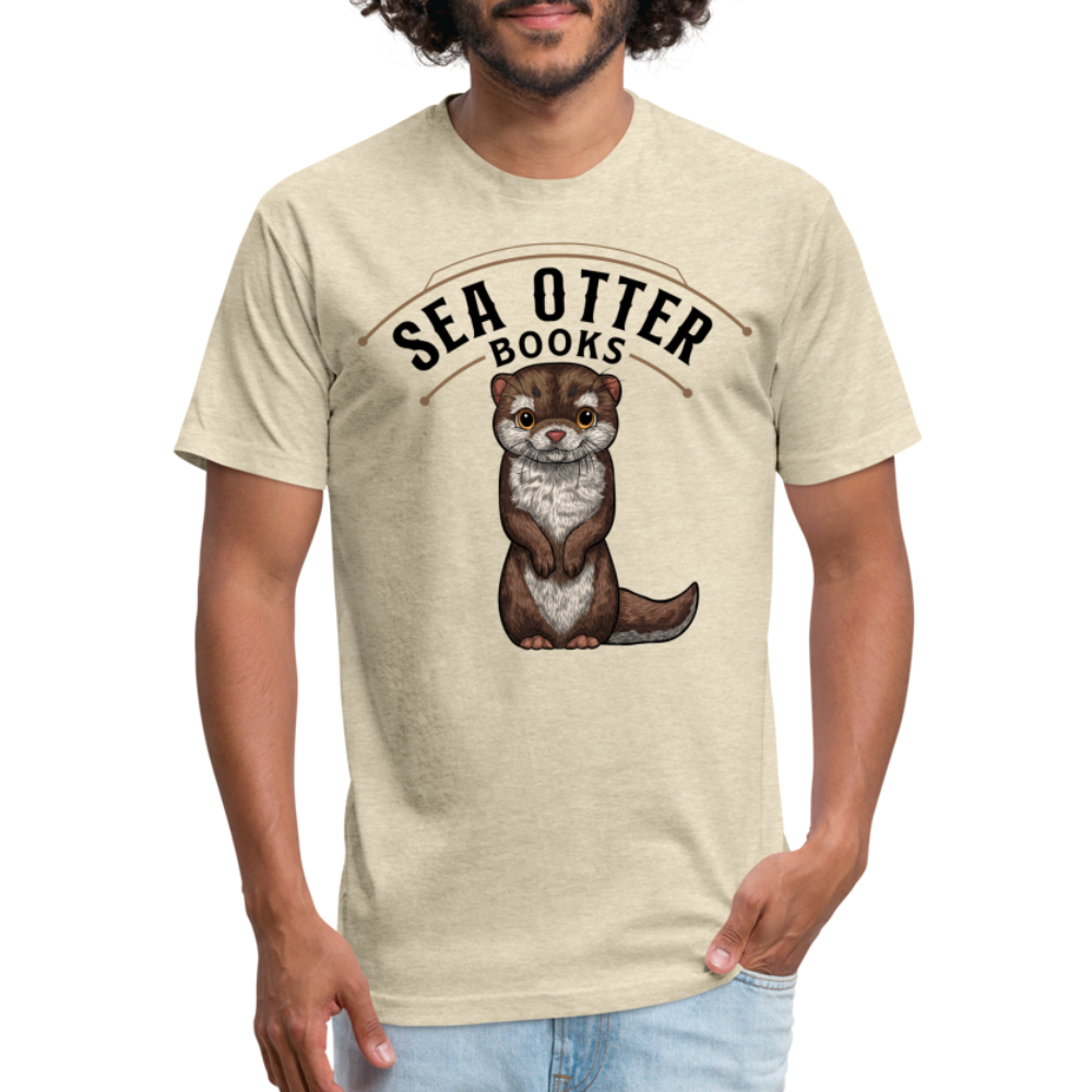 Sea Otter Books T-Shirt - heather cream