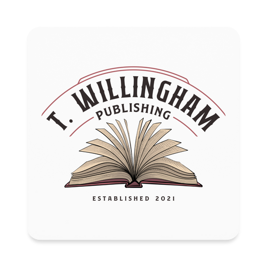 T. Willingham Publishing Square Magnet - white