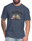 TWP Fitted Cotton/Poly T-Shirt - heather navy