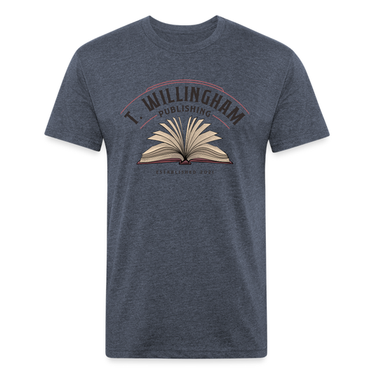 TWP Fitted Cotton/Poly T-Shirt - heather navy