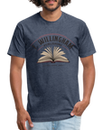 TWP Fitted Cotton/Poly T-Shirt - heather navy