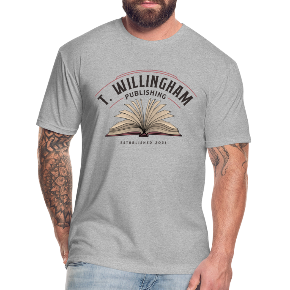 TWP Fitted Cotton/Poly T-Shirt - heather gray