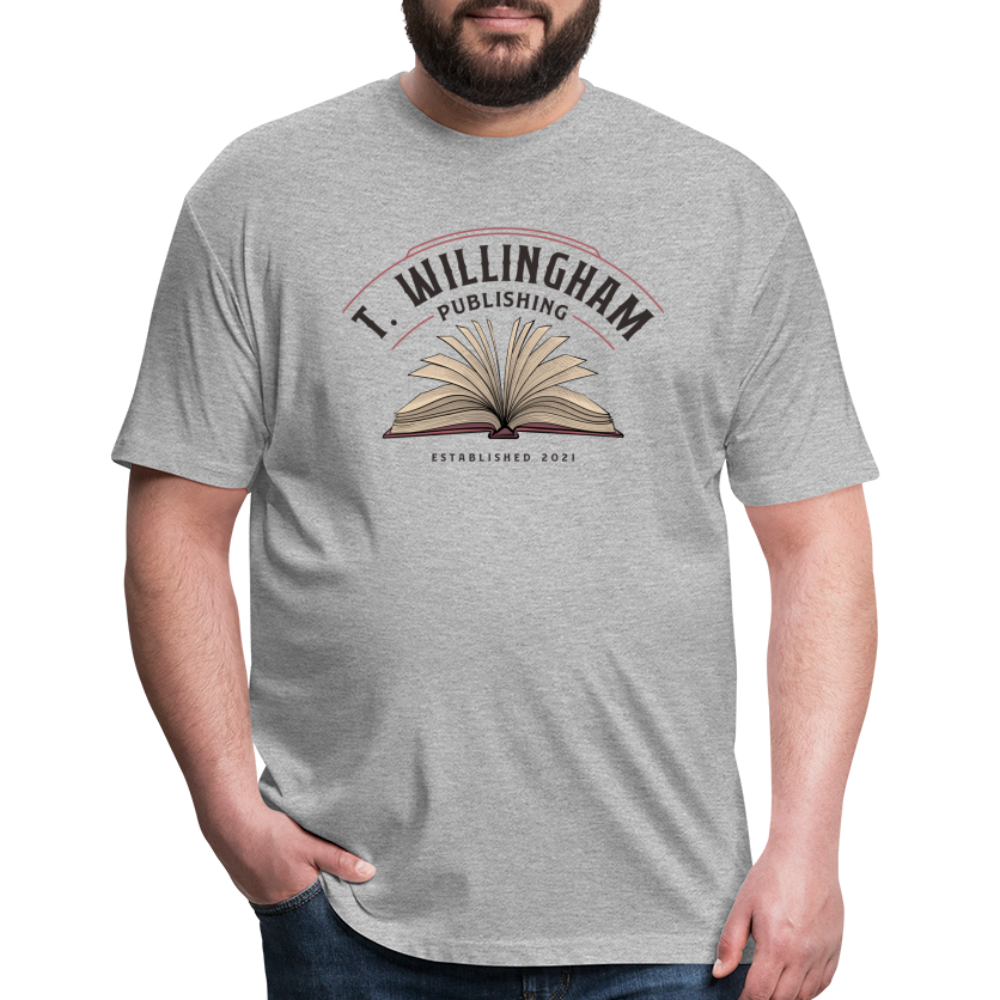 TWP Fitted Cotton/Poly T-Shirt - heather gray