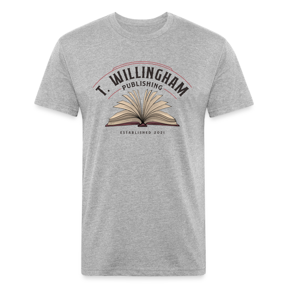 TWP Fitted Cotton/Poly T-Shirt - heather gray