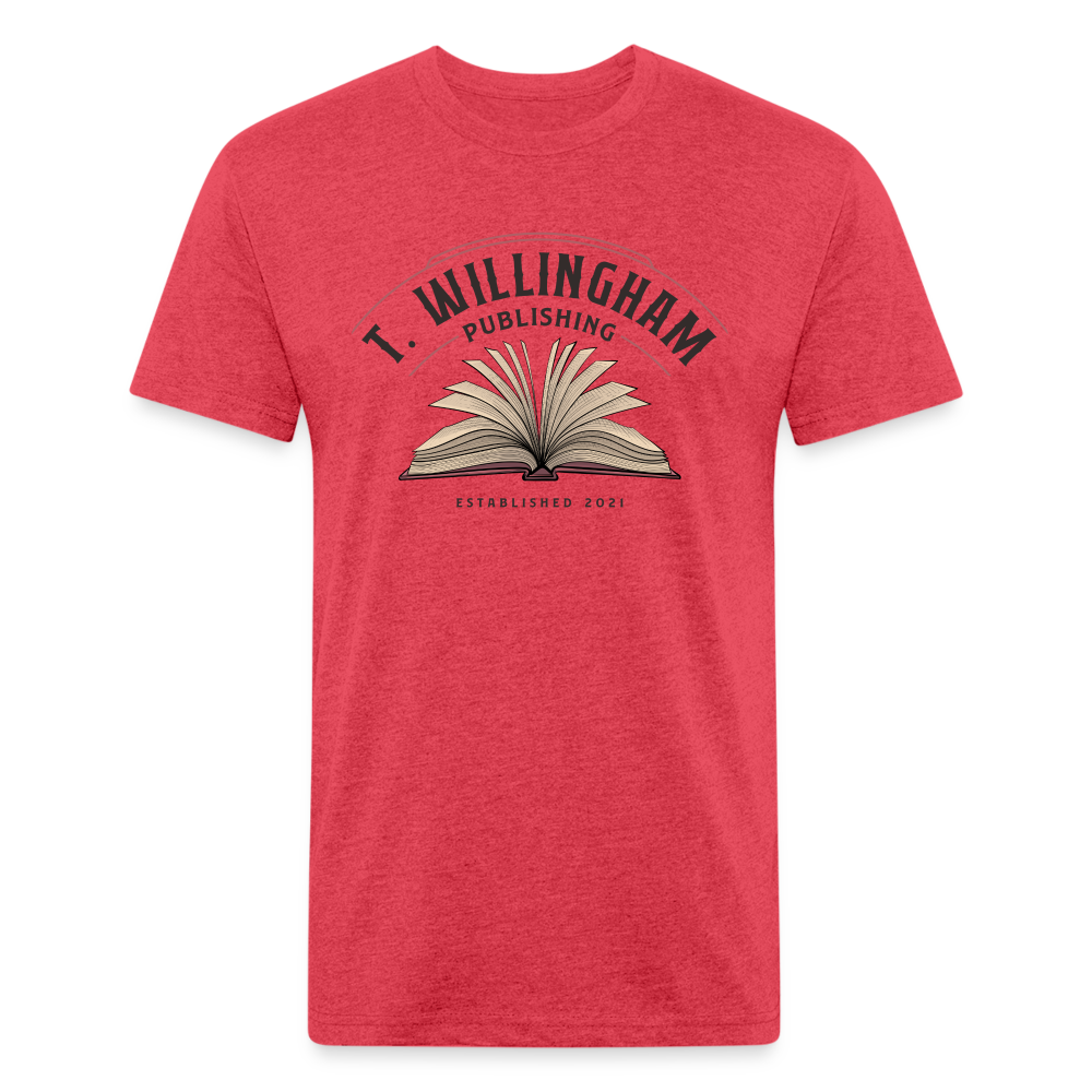 TWP Fitted Cotton/Poly T-Shirt - heather red