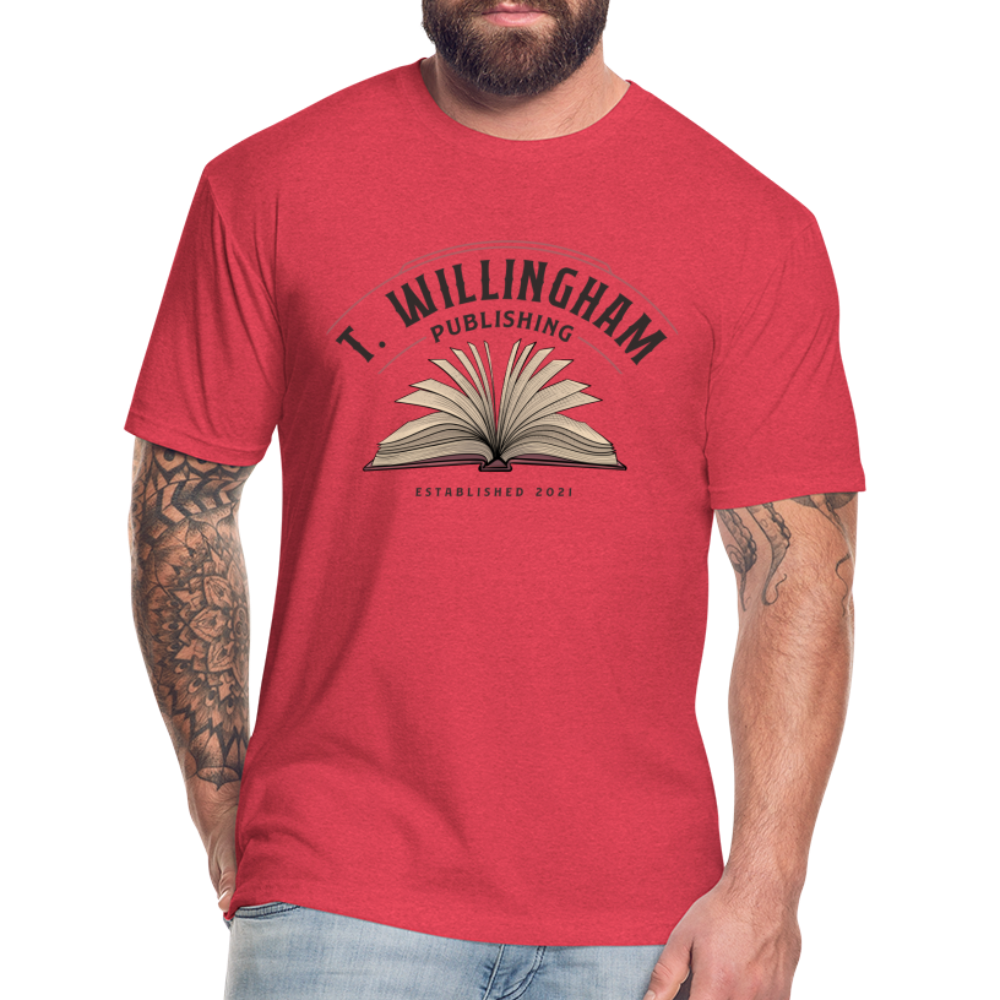 TWP Fitted Cotton/Poly T-Shirt - heather red