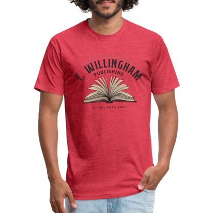 TWP Fitted Cotton/Poly T-Shirt - heather red