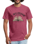 TWP Fitted Cotton/Poly T-Shirt - heather burgundy