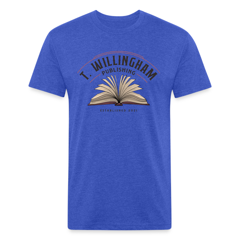 TWP Fitted Cotton/Poly T-Shirt - heather royal