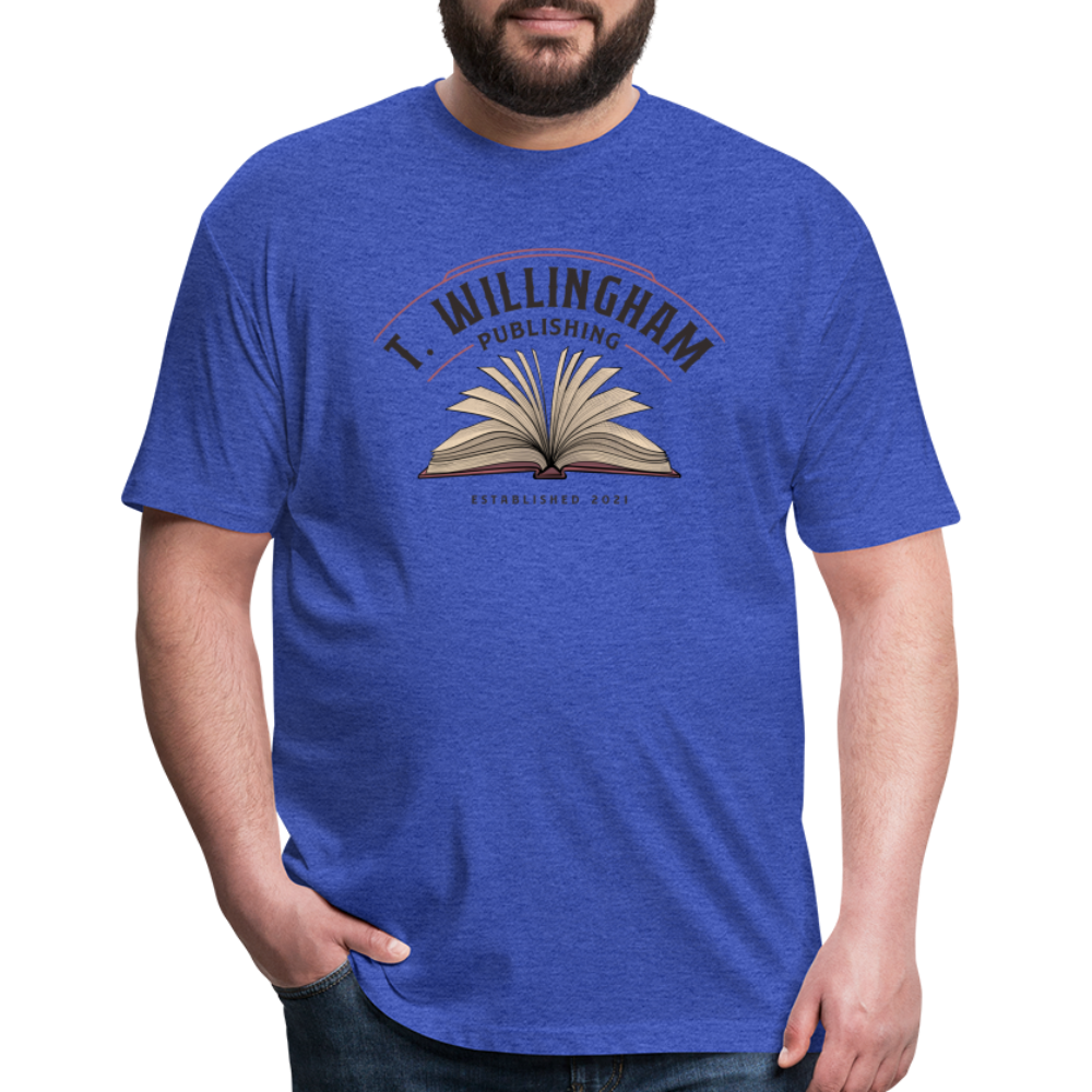 TWP Fitted Cotton/Poly T-Shirt - heather royal