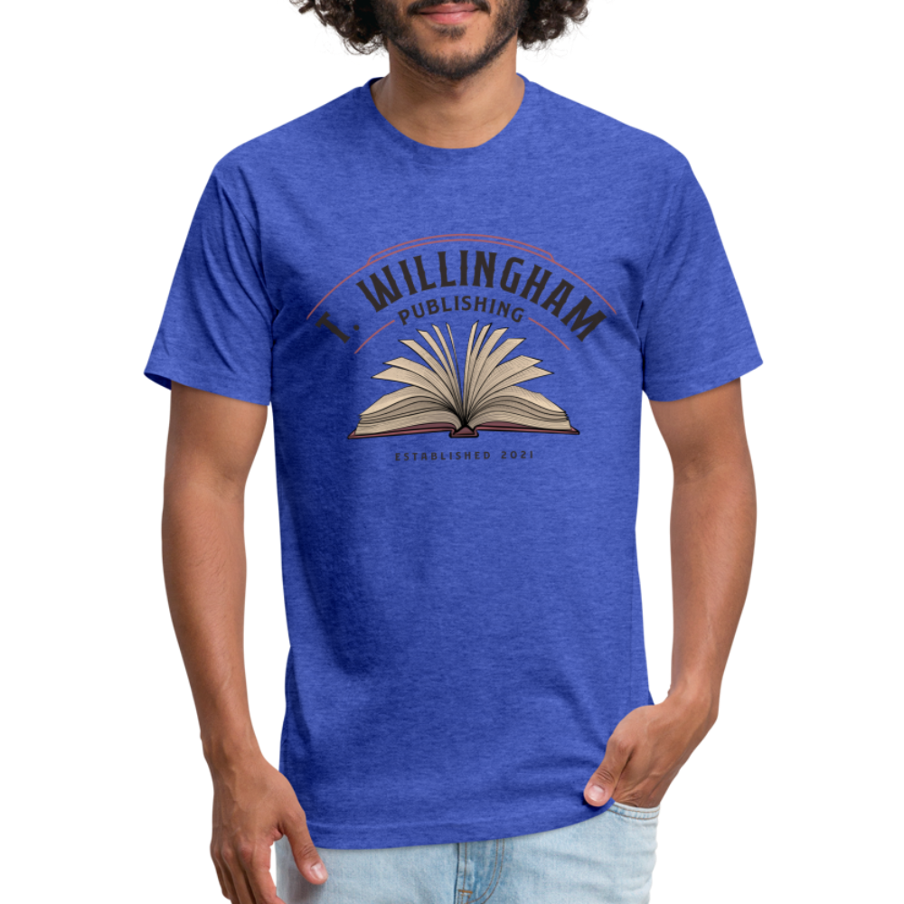 TWP Fitted Cotton/Poly T-Shirt - heather royal