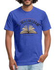 TWP Fitted Cotton/Poly T-Shirt - heather royal