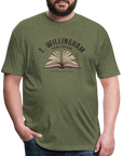 TWP Fitted Cotton/Poly T-Shirt - heather military green